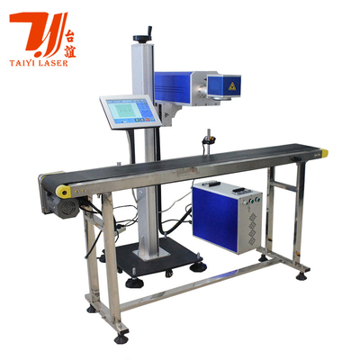 Online 15 30 50 100W Latająca maszyna do znakowania laserowego CO2