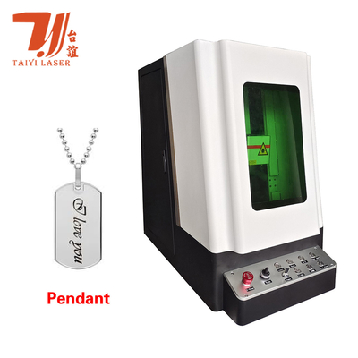 Maszyna do znakowania laserem światłowodowym AC220V 1064nm 7000 mm / s do biżuterii