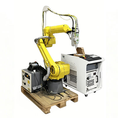 Szybki robot do cięcia laserem światłowodowym FANUC 1500–6000 W do stali nierdzewnej, stali węglowej i aluminium z powtarzalnością ± 0,02 mm