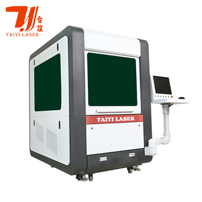 TY-6060JM 1000W-6000W Złota Srebrna Miedź Mini biżuteria Precyzja Zamknięta Maszyna do cięcia laserowego włókna