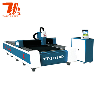 TY-3015DD 1000W - 3000W Maszyna do cięcia laserem z pojedynczym łóżkiem CNC z blachy metalowej