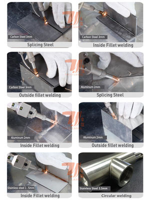 Maszyna do spawania laserowego ręcznego z płytami metalowymi 1000W 1500W 2000W