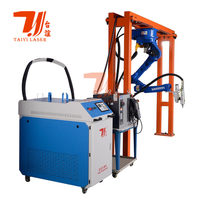 Automatyczna maszyna do cięcia laserem z włókna metalowego 6-osiowy system ramienia robota