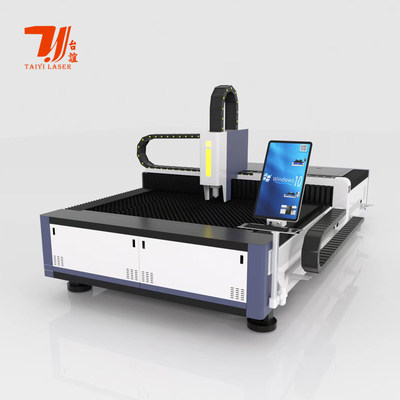 Promocja 1500W Cnc laserowa maszyna do cięcia włókien metalowych ze stali nierdzewnej