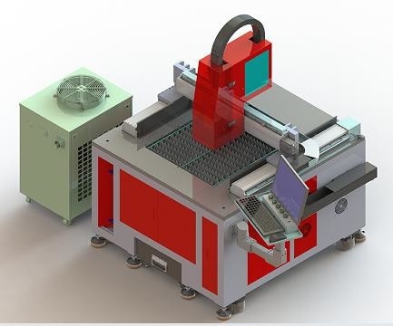 Maszyna do cięcia laserowego włókna precyzyjnego o małych rozmiarach 1500W 2KW 3000W