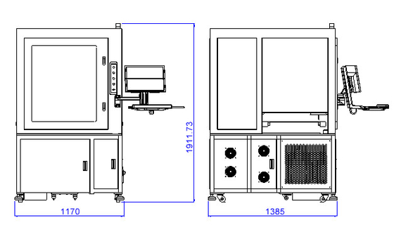 Specjalistyczna maszyna do oznakowania laserowego płyt PCB FPC