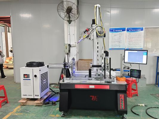 Maszyna do automatycznego spawania laserowego z włókna laserowego do butelki z wodą z kotła wojskowego o mocy 2000 W