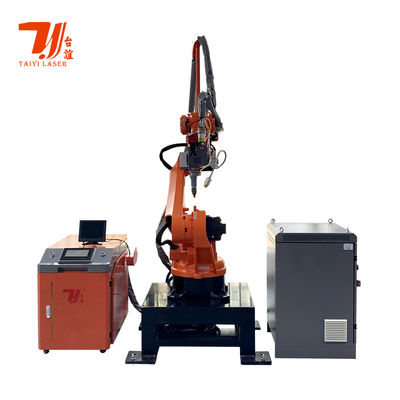 Latest Design Automatic Dual-Station Robotic Laser Welding Machine, 3000W High Output
