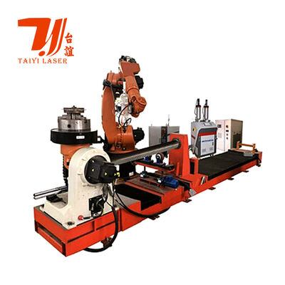 6000W Robotic Laser Cladding Machine dla prętów hydraulicznych, rur naftowych i odbudowy części cylindrycznych