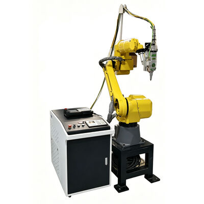 FANUC 6-osiowa robota do cięcia laserowego z oprogramowaniem do programowania 3D w trybie offline dla komponentów aluminium i stopów tytanu w przemyśle lotniczym