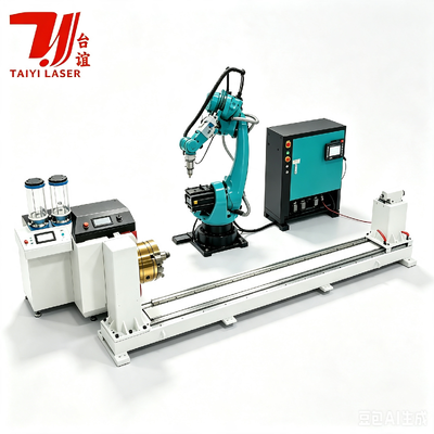 Maszyna do obróbki laserowej robotów CNC z systemem zasilającym do wzmocnienia powierzchni metalu