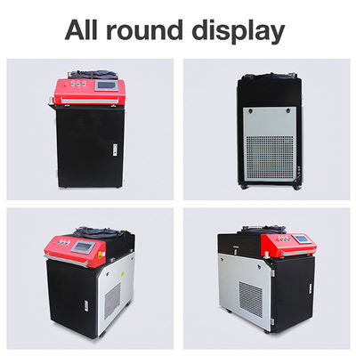 Promocja Targów Kantonu 1000W 1500W 2000W 3000W Wyrzucanie rdzy z metalu Farba powłoka oleju ręczna maszyna do czyszczenia laserowego
