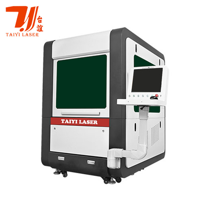 TY-6060JM 1000W-6000W Złota Srebrna Miedź Mini biżuteria Precyzja Zamknięta Maszyna do cięcia laserowego włókna