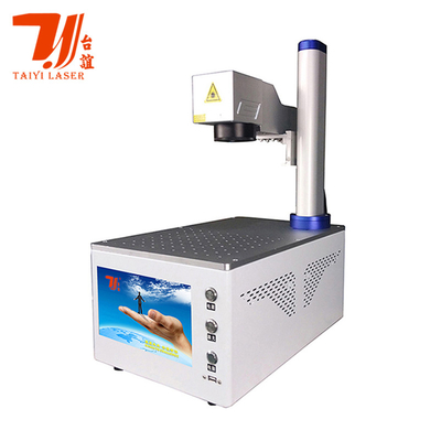 Promocja Targów w Kanton Mini Przenośny 20W 30W Raycus Fiber Laser Marker