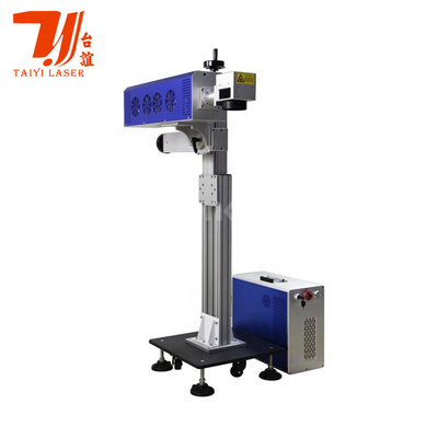 Online 15W 30W 50W 100W latająca maszyna do oznakowania laserowego CO2