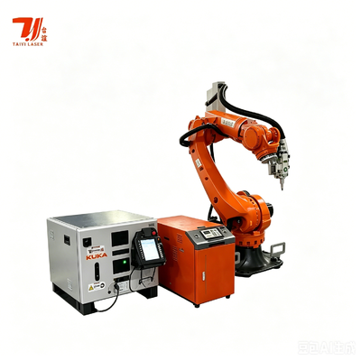 4000W IPG Robotic Laser Welding System z robotem KUKA KR35 do spawania 3D złożonych części metalowych