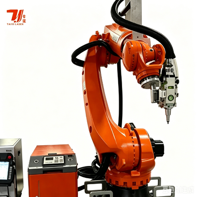 Sprzęt spawania laserowego KUKA 6-osiowy robot 4000W IPG do skomplikowanego spawania 3D zespołów metalowych