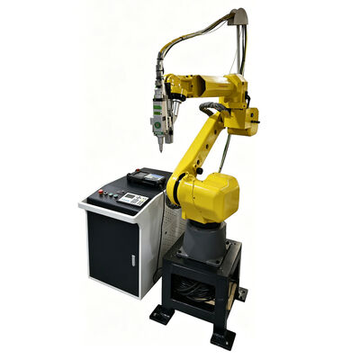 Maszyna do cięcia laserowego FANUC 6-osiowego robota o wysokiej dokładności ± 0,05 mm do wykonania konturów 3D w produkcji samochodowej