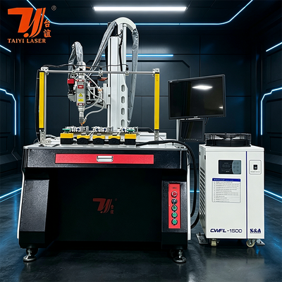 4 Oś 1500W 2kw 3kw Aluminiowy Czajnik Laserowy Automatyczna Maszyna Spawalnia