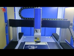 50W 100W 150W 200W 4-osiowy dostosowany zakres roboczy Zamknięta wielkoformatowa maszyna do znakowania laserem światłowodowym