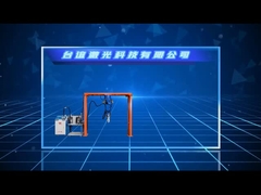 Automatyczna maszyna do cięcia laserem z włókna metalowego 6-osiowy system ramienia robota