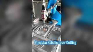 Zrobotyzowana maszyna do cięcia laserowego CNC do odlewów ciśnieniowych aluminium – precyzyjne przycinanie i gratowanie w 6 osiach S